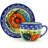 Polish Pottery 3 oz. Espresso Cup with Saucer