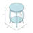 Thirsk Side Table with Storage