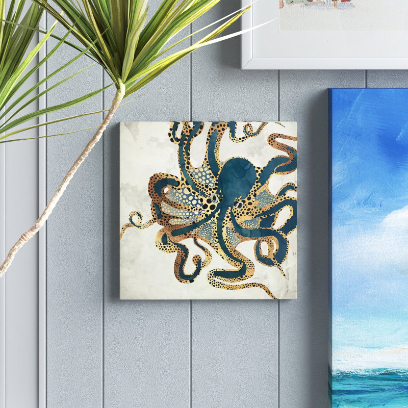 Underwater Dream VI - impression d'art graphique, Toile tendue, Sans cadre, H 12 po x l 12 po x P 0,75 po