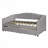 Upholstered daybed Twin Size with Two Drawers and Wood Slat-611925183