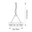 Chester 6 - Light Waggon Wheel Chandelier-109724240
