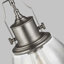 Jonesboro 1 - Light Aged Brass Dome Pendant-25305125-25305123