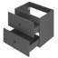 Rokhaya 152.4cm Wall Mounted Bathroom Vanity Base Only-495568019