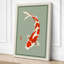 Arching Koi Japandi - Wrapped Canvas-635642020-635642042