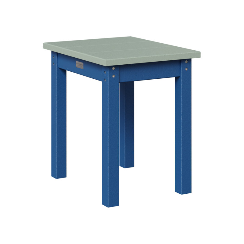 Berlin Gardens Economy End Table, Seafoam, Pacific Blue