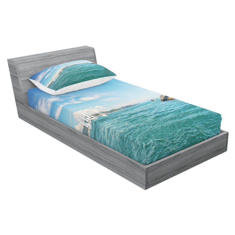 Microfiber Sheet Set, Twin XL Sheet Set with Fitted Sheet