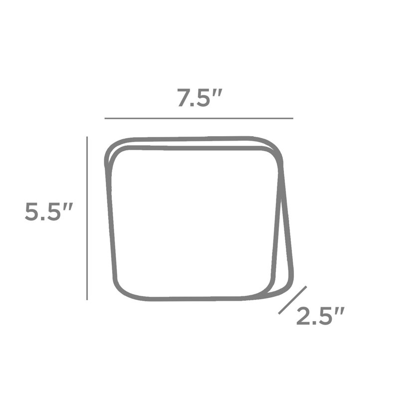 Stasher Stand-Up Bag Mini, Clear