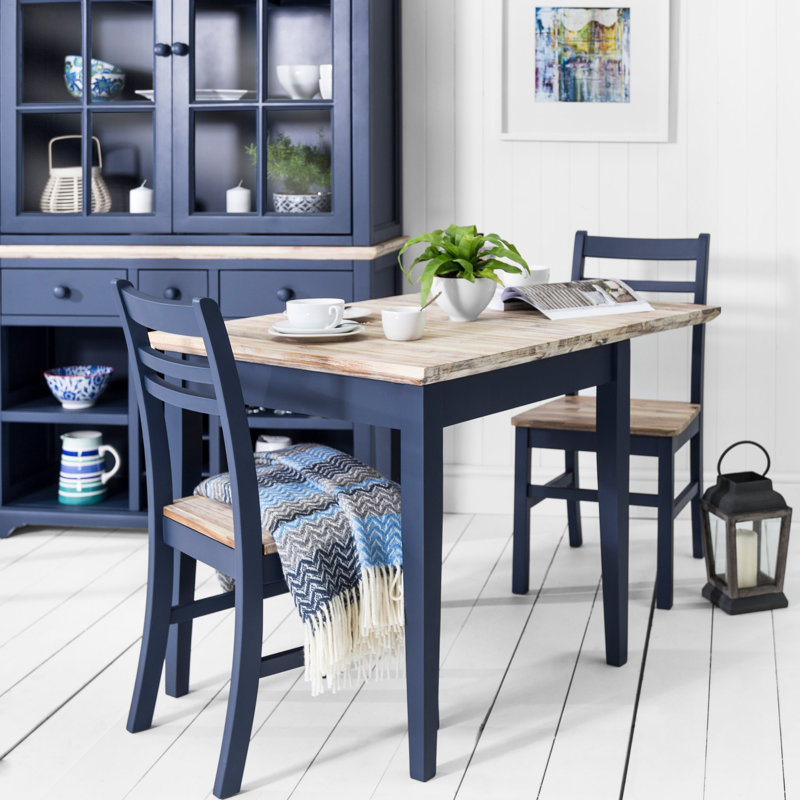 Chatham Dining Table, Navy Blue