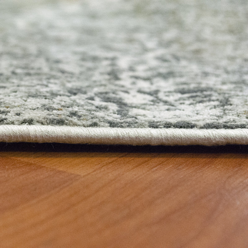 Tapis gris Newson, Rectangle 2 pi x 3 pi 11 po