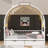 Twin-Size Bed With An Arched Roof And Two Built-In Drawers-2050929281