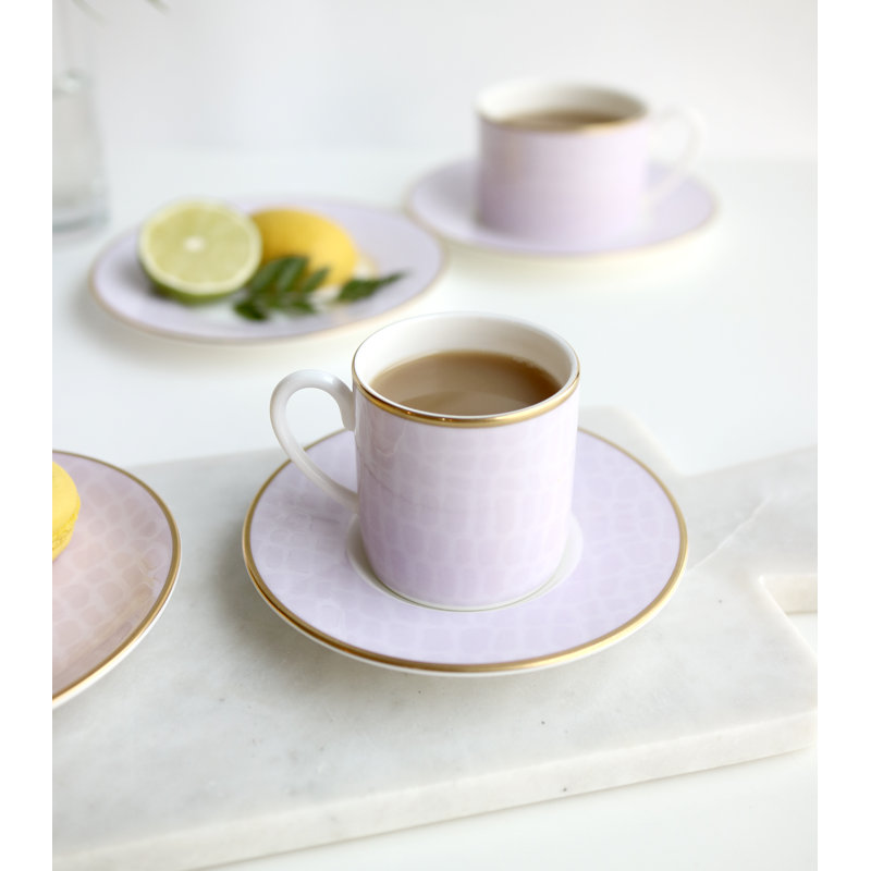 Layla Espresso Cups and Saucers