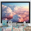 «Sky Clouds», impression sur toile, paysage naturel bleu - nuages, ciel-423677367-423677355