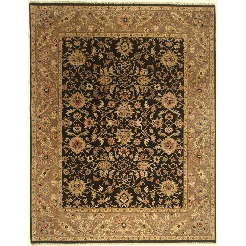 Handmade Cotton and Wool Oriental Area Rug