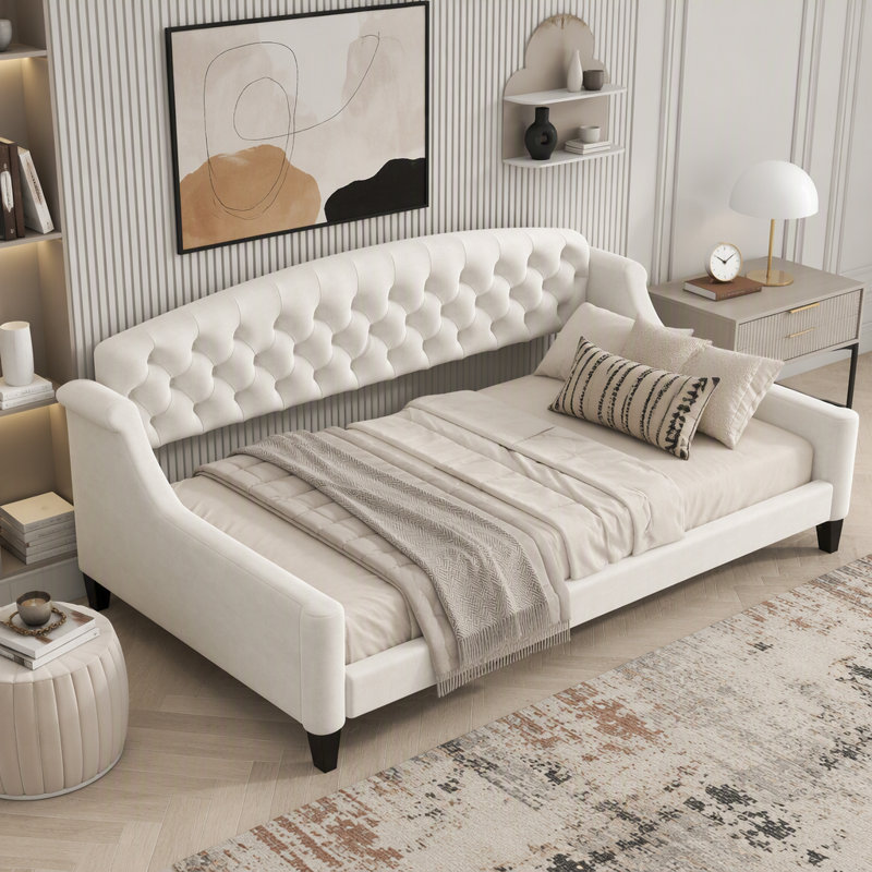 Lit de jour Modern Luxury, Lit simple, Beige