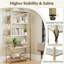 175cm H x 86cm W Metal Etagere Bookcase-116962893