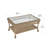 Ophélie 5 - Person Patio Conversation Set with Cushions