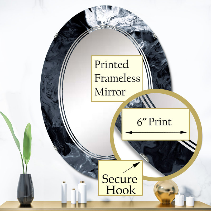Miroir de salle de bain sans cadre, 36 po x 24 po