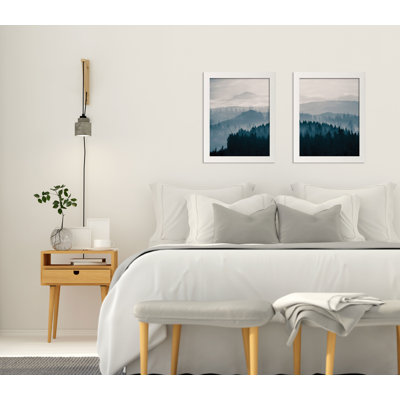 " Blue Mountains I and II " 2 Piece Art Print