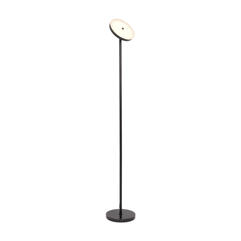 185.5cm Gloss Torchiere Floor Lamp