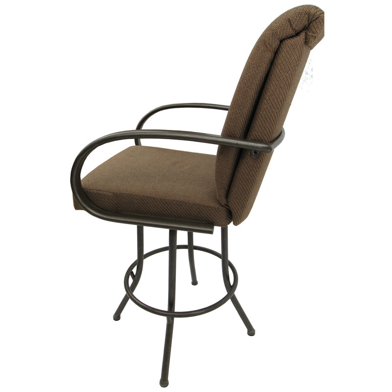 Tabouret pivotant et très grand Grifton, Brun Sanora, Brun, Tabouret de bar (siège d'une hauteur de 30 po)