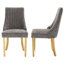 Chaises de salle à manger rembourrées en bois massif American Traditional-1950333209-1950333217
