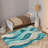 Bohemian Inspired Floral With Pile Soft Printed Rug for Elegant Home Decor Enhancement-764386166