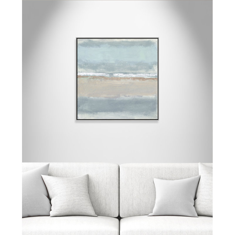 Dandelion 1 - Cadre flottant, reproduction d'art sur toile, Argent, H 36 po x l 36 po x P 2 po