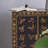 Handmade Painted Shoe Cabinet 6 Pair Shoe Storage Cabinet