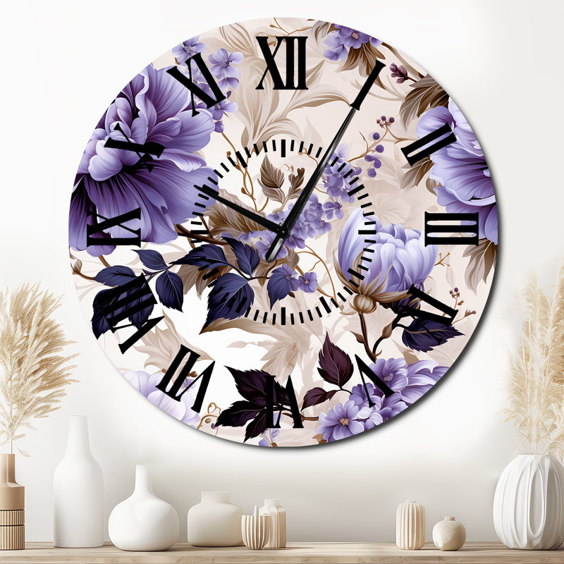 Horloge murale victorienne Elegance Soft, Surdimensionné