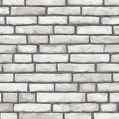 Peel and Stick Wallpaper White Gray Brick Stone rustic Neutral Minimal Modern Architectural Contact Paper Removable Self Adhesive Wall Mural Wall Decor for Bedroom Kitchen Cabinets 17.7in x 118in
