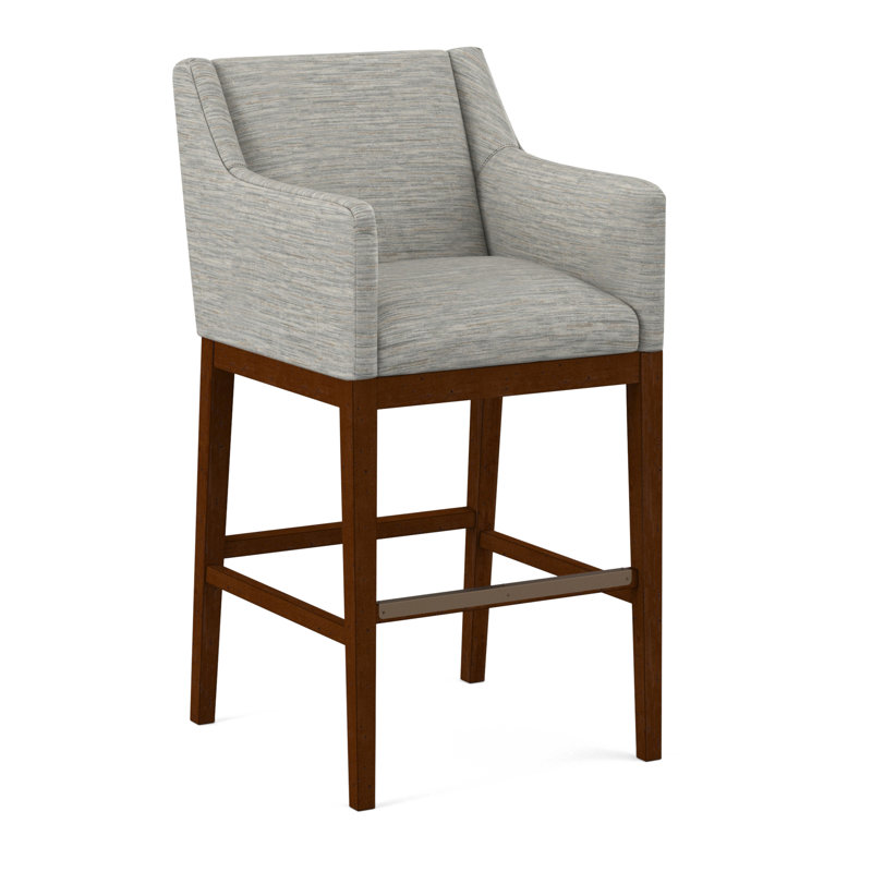 Upholstered Stool, 61555-75, English Saddle