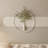 Creamy Style Iron Wall Hanging With Lights-792663676