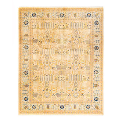 Hayner One-of-a-Kind 8' 0" X 10' 4" 2000s Wool Area Rug in Ivory