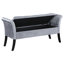 Banc de rangement en velours Jedu-1741315609