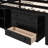 Loft Bed With 3 Drawers & Practical Desk, , For Tidy Space Solid Construction Bed, Functional Desk-2026240186