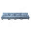Luxueux canapé en chenille 2 places pour le salon, avec plusieurs coussins et un design élégant-22631268-22631266
