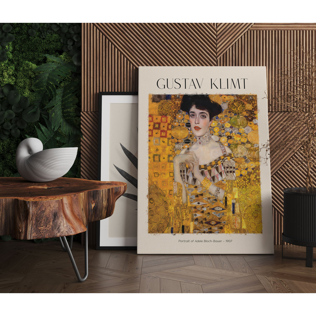 Art Portrait - Gustav Klimt - Adele Boch-Bauer Als Leinwandbild Art_0830