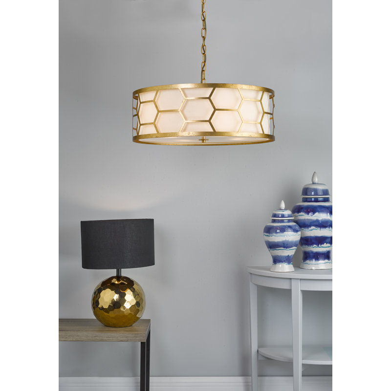 Aniella 4 - Light Drum Chandelier