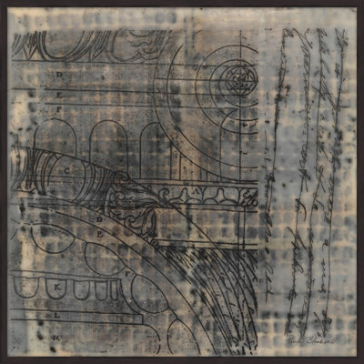 Encaustic Column 9 - Peinture sur toile