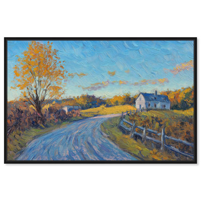 Country Home Autum Landscape par Art Remedy