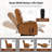 Aura Dual Motor Power Lift Recliner With Thick Back, 180° Flat Recline With Heat And Massage-1709576849