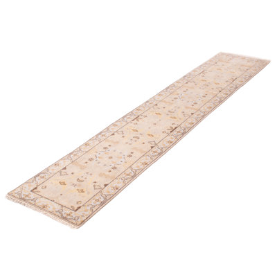 Tapis kaki royal clair Oushak 2 pi 4 po x 11 pi 10 po