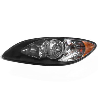 Black Headlights Assembly Compatible With International ProStar 2008-2016 Left Driver Side