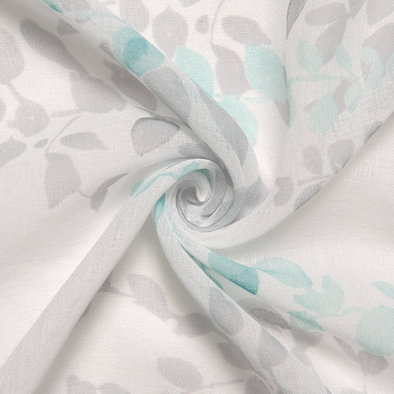 Paire de rideaux transparents avec passe-tringle Aitkens, Bleu sarcelle