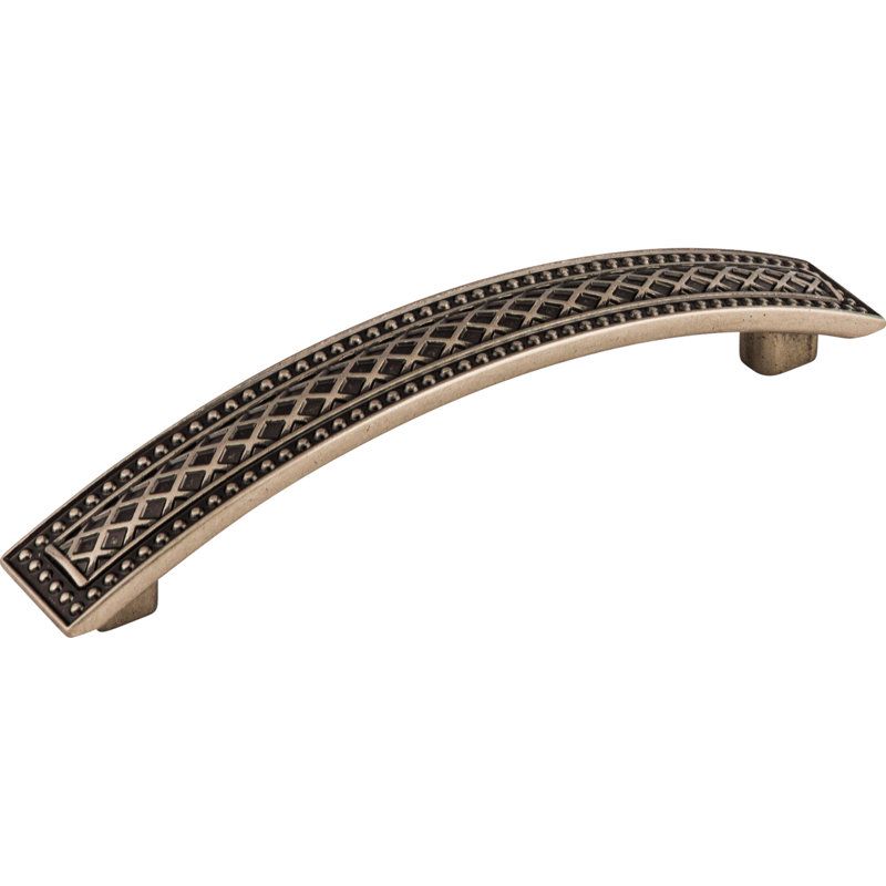 Trevi Crest 5" Center to Center Bar pull, Pewter Antique