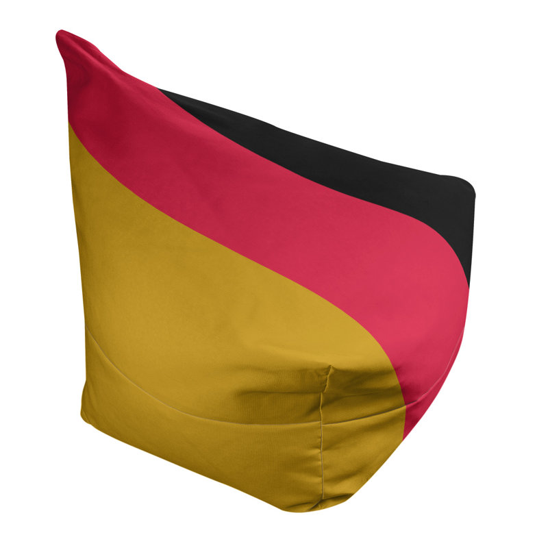 Sac de pois classique, H 42 po x l 38 po x P 31 po, Or / rouge / noir