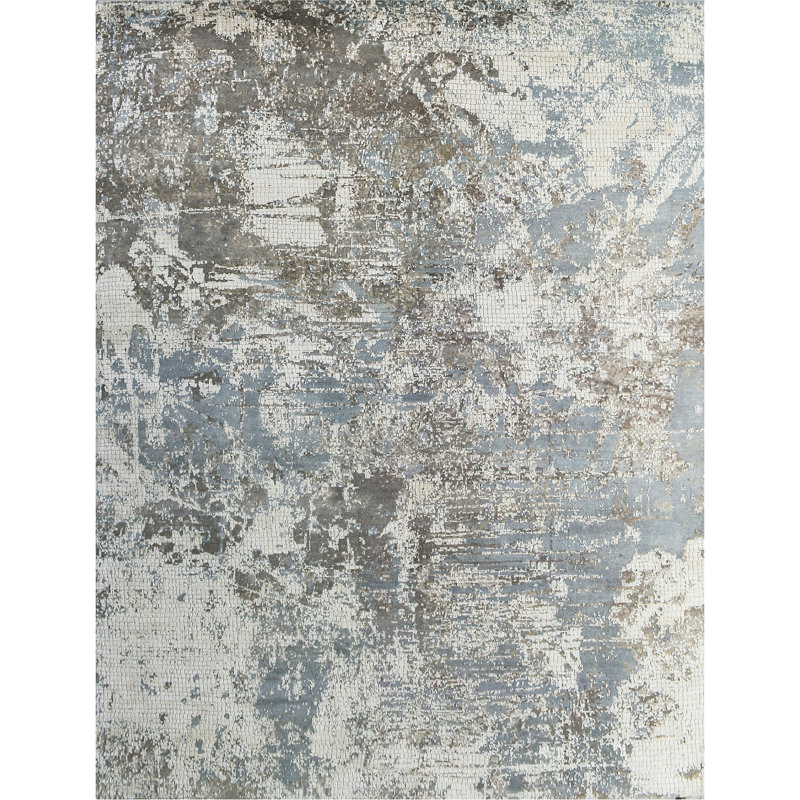 CARSC2606BL00 Abstract Area Rug, Rectangle 10' x 14'