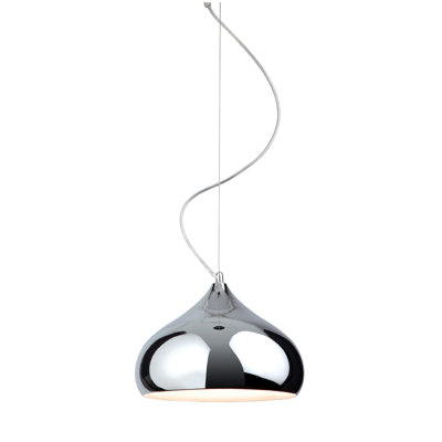 Carla 1 - Light Chrome Dome Pendant