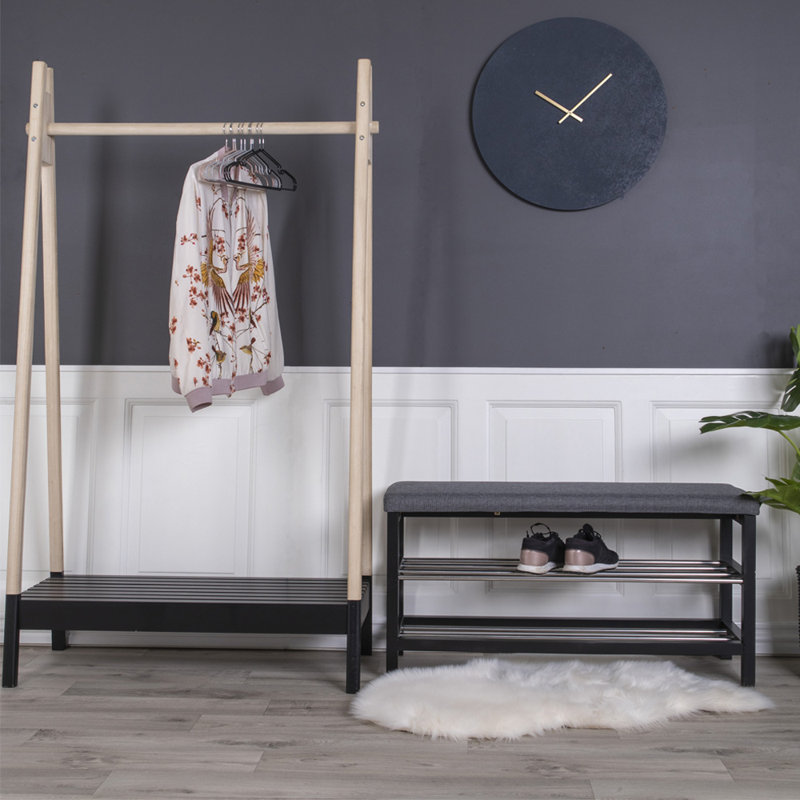 Laititia Polyester Blend Upholstered Storage Bench