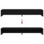  Support pour moniteur avec tiroirs 100 x 27 x 5,9 po chêne noir